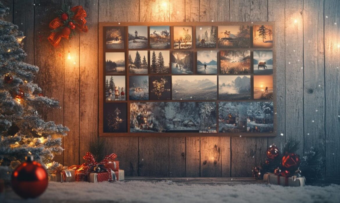 Un calendrier de l’avent photo pour attendre Noël de manière originale