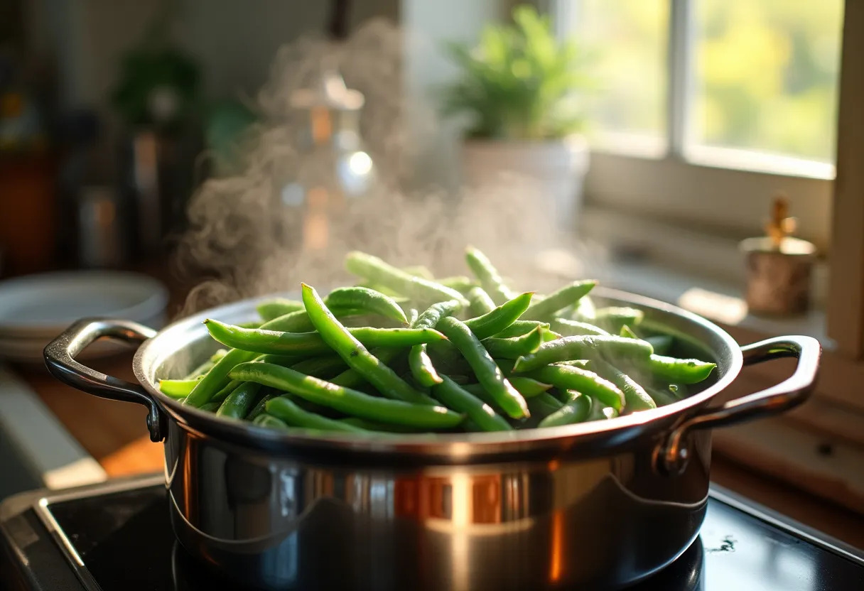 haricots verts  cocotte-minute