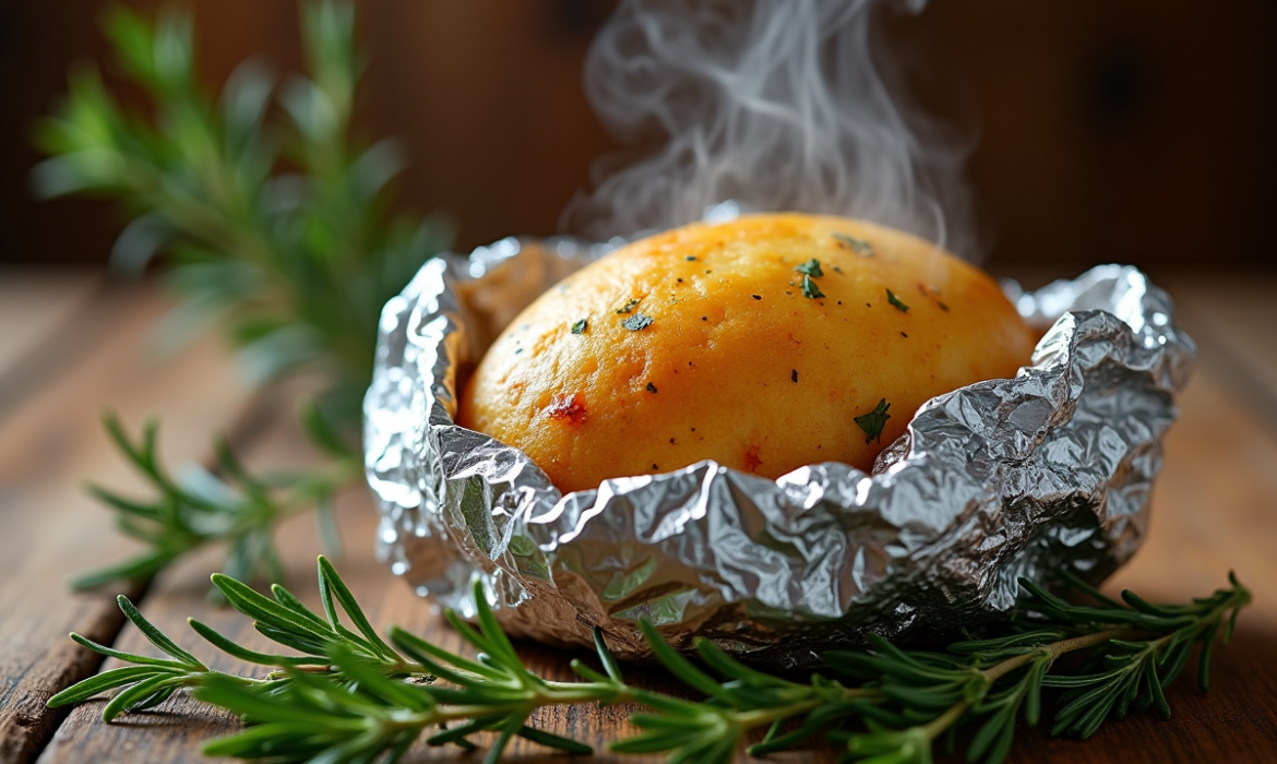 Pomme de terre au four en aluminium : comment empêcher le dessèchement ?