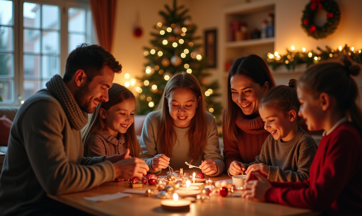 Rayonnez lors de vos soirées d’hiver avec une activité manuelle de Noël en famille