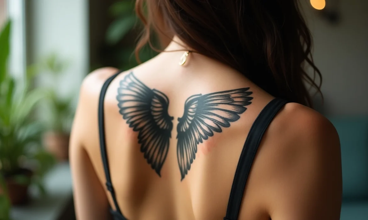 Tatouage d’aile d’ange : guide des styles et inspirations divines