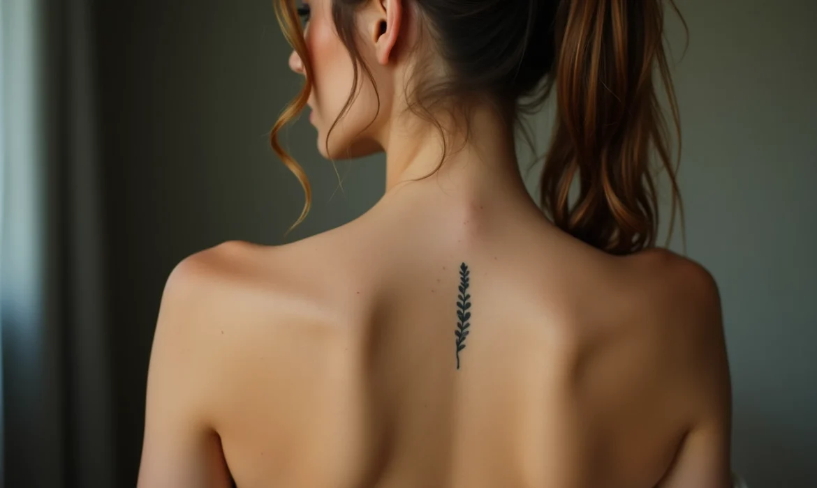 Tatouage discret pour femme sur le dos : symbolisme et signification