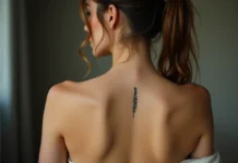 Tatouage discret pour femme sur le dos : symbolisme et signification